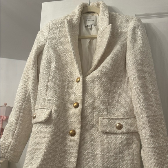 A business girly white professional coat/blazer - Picture 1 of 6